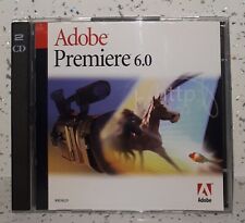 Adobe Premiere 6.0 2 x CD Image/Video Software with key