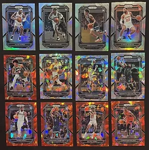 12 Card Panini Prizm Silver-Red Ice, SP RC Lot-HARDY-DUREN-WESLEY-TERRY RC’s🔥 - Picture 1 of 2