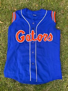 Florida Gators Softball Jersey Stitched Blue #1 Made In USA Sz M