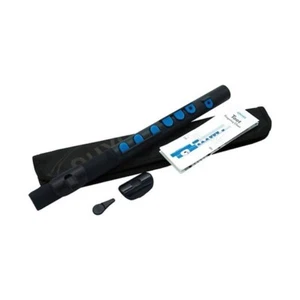 Nuvo TooT 2.0 Pre-Flute Instrument for Beginner Musicians - Black/Blue - Picture 1 of 3