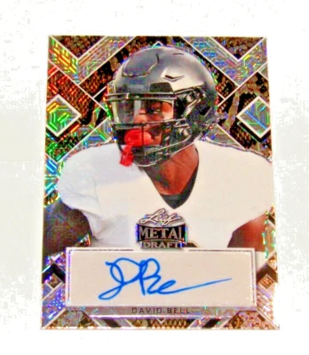 David Bell 2022 Leaf Metal SNAKESKIN MOJO Auto Rc 2/5 CLEVELAND BROWS WR - Image 1 of 3