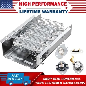 Dryer Heating Element Kit 279838 for Whirlpool 3387134 3977393 3977767 3392519 - Picture 1 of 12