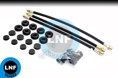 Manguera de freno delantera trasera x3 kits de cilindro maestro y rueda para camioneta Ford F1 1/2 tonelada Foto 1 de 4