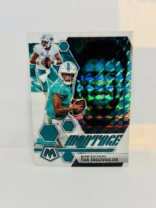 2023 Panini Mosaic TUA TAGOVAILOA Montage White Prizm /25 Dolphins #M-11 - Picture 1 of 2