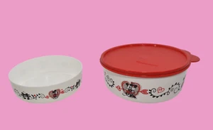 2 Tupperware BE MINE Disney Valentine Wonder Müslischalen - 1 mittelgroß - 1 groß - Bild 1 von 11