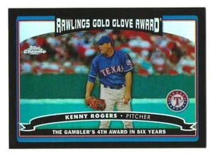 2006 Topps Chrome Black Refractor #253 Kenny Rogers Texas Rangers ###/549 - Picture 1 of 1