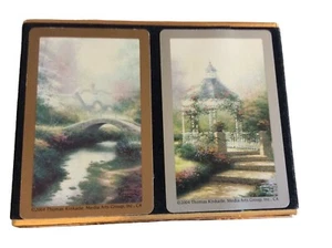Thomas Kincaid Congress playing cards in velvet box - Picture 1 of 5