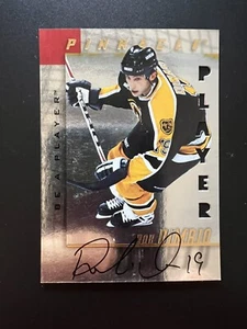1997-98 Pinnacle Be A Player Die-Cut Auto Rob DiMaio #6 Auto - Picture 1 of 2