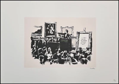 BANKSY * Morons * 70 x 50 cm * Lithografie * Kunstsruck *  limitiert # xx/150 - Bild 1 von 4