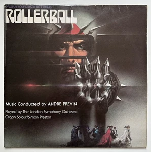Rollerball OST UK 1975 UK black vinyl LP VG+/EX A3/B3 Andre Previn LSO - Picture 1 of 4