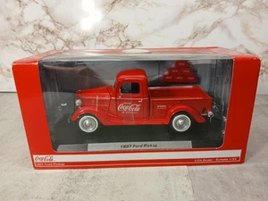 Coca Cola 1937 Ford Pickup 1/24 Scale Die Cast Metal Motor City Classics - Picture 1 of 11