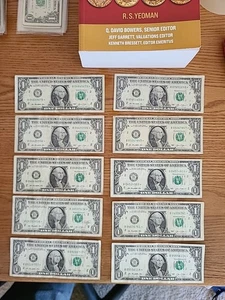 💎10💎 2013B $1 FRN Star Note Duplicates. Lot 5. - Picture 1 of 15