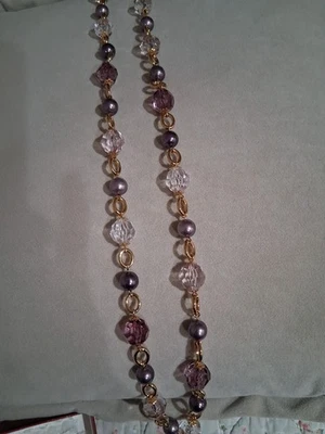 NUEVO EN CAJA QVC KJL Kenneth Jay Lane's Paris Couture 44” ¡Collar cuerda púrpura! Foto 1 de 3