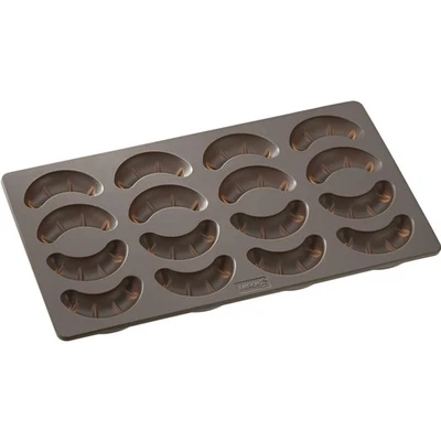 65015 FlexiForm Kipferl / Backform für 16 Kipferl aus 100% BPA-freiem Platin ... - Bild 1 von 4