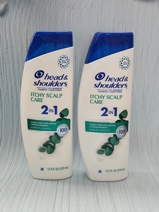(Lot of 2) Head & Shoulders Itchy Scalp Care 2-in-1 Dandruff Shampoo+Conditioner - Picture 1 of 2