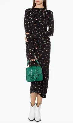 ESSENTIEL ANTWERP ruched print Skirt & Top co-ord set Size 2 UK 10 Brand New  - Image 1 of 4