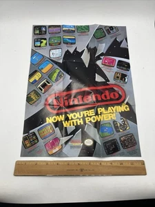 Vintage Nintendo NES Video Game Poster - Picture 1 of 3