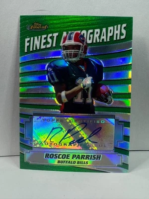 2005 Topps Finest - Finest Moments Autographs Roscoe Parrish Refractor (AU, RC) - Image 1 of 2
