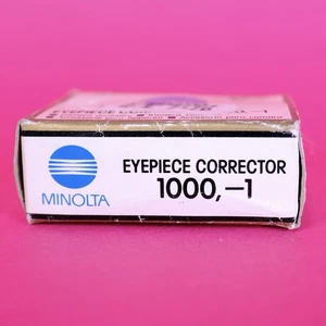 Minolta -1.0 Okularkorrektor 1000 Dioptrien Objektiv für α Serie Anleitung - Bild 1 von 2
