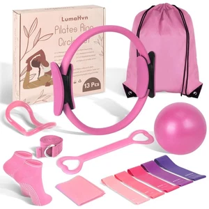 Pilates Ring Essentials Kit für Frauen, Heimtrainingsgerät Set mit 9,8" B... - Bild 1 von 6
