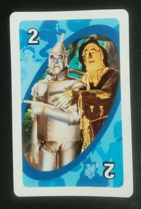 Tarjeta UNO 2007 Wizard of Oz Blue Scarecrow Tin Man #2 (B) - Imagen 1 de 2