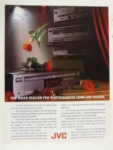 9 x 12" retro magazine advert 1991 JVC compact disc player - Picture 1 of 1