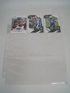 Lote de 3 tarjetas de jugador de la NFL Tennessee Titans con hoja de carpeta (Alge Crumpler) - Imagen 1 de 8