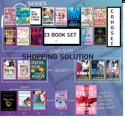 The Complete Collection Of Colleen Hoover Top 23 Books Set (Paperback,Brand New) • 138$