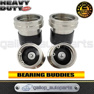 4 Pack 62mm 2.441 inch Bearing Buddies Metal + Rubber Wheel Bearing Protectors - Picture 1 of 13