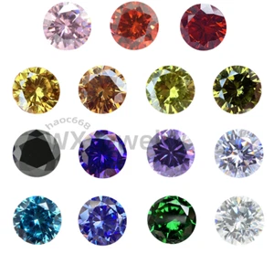 Moissanit lose Steine Rundschliff GRA bunt Brillantschliff Zertifikat - Bild 1 von 25