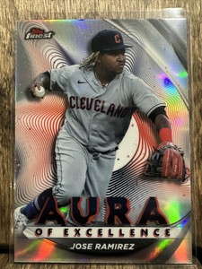2022 Topps Finest Jose Ramirez Aura of Excellence  Refractor #AE-JR Guardians⚡️