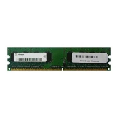 1GB Infineon DDR2 Non ECC PC2-4200 240P DIMM 533Mhz Memory HYS64T128020HU-3-7-A - Image 1 of 4