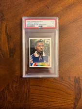 1998 Panini World Cup France Sticker Soccer #172 Thierry Henry ROOKIE PSA 3 MINT