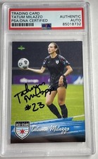 PSA DNA 2021 Parkside NWSL Premier Edition #289 Tatumn Milazzo Hand Signed Auto