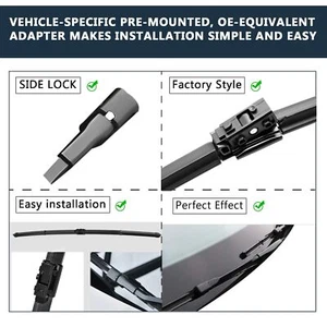 Mercedes Benz Wiper Blade Replacement Set 22" Pack of 2 2015-2020 - Picture 1 of 4
