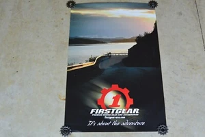 First Gear It's About The Adventure Poster Shop Sign World Record Ad 6697 Z4 - Picture 1 of 7