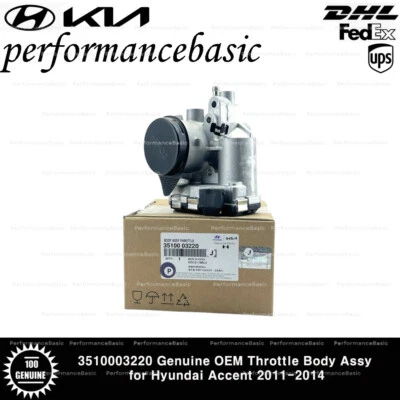 Conjunto de carrocería de acelerador genuino OEM para Hyundai Accent 2011-2014 3510003220 Foto 1 de 2