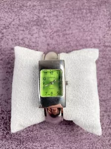 Adorable Geneva Silver Tone Quartz Watch W/Spring Clasp Band New Battery - Picture 1 of 7