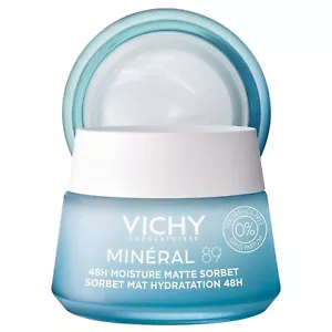 Vichy mineral 89 48hr moisture matte sorbet fragrance free 1.69oz - Picture 1 of 11