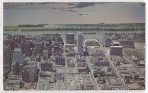 Aerial View of Downtown Memphis City Tennessee TN 1960s? Modern Postcard - Picture 1 of 2
