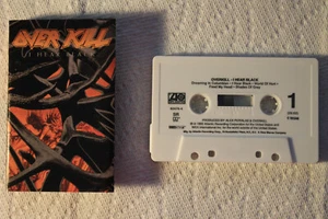 Overkill - I Hear Black US Atlantic cassette CLUB 1993 THRASH speed metal TESTED - Picture 1 of 1
