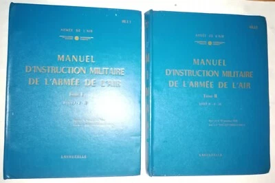 2 Tomes : Manuel d'instruction militaire de l'armée de l'air - Ed. Lavauzelle - Photo 1/4