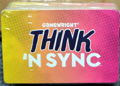 Новая колода карт Think 'N Sync - игровая колода, все еще запечатанная в целлофан - Изображение 1 из 2