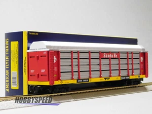 LIONEL AMERICAN FLYER S GAUGE SANTA FE AUTORACK #905219 freight car 2319011 NEW - Picture 1 of 10