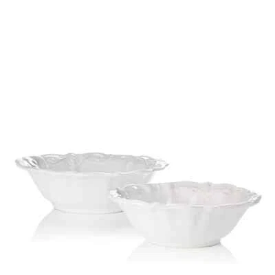 Juliska Jardins Du Monde Serving Bowls, Set of 2 - 11"W, 9"W - READ DESCRIPTION