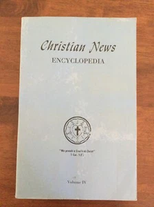 The Christian News Encyclopedia. Vol. 4. Herman Otten. 1988. - Picture 1 of 11
