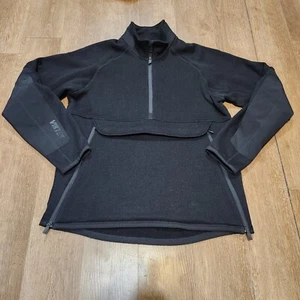 Viktos Gunfighter Tactical Sweater Jacket Men’s Large Black 1/2 Zip Elbow Pad - Picture 1 of 7