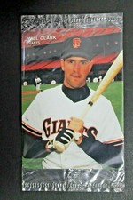 Will Clark 1990 Mother's Cookies Card # 2 of 4 *NEW IN WRAPPER* 