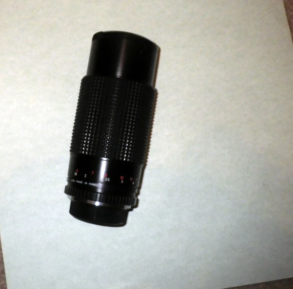 Used Albinar 80-200 mm F 3.9 Marco Zoom lens Minolta MD mount - Image 1 of 4