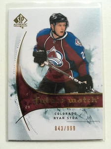 Ryan Stoa (Icetigers Colorado Avalanche) SP Authentic 09/10 Future Watch RC /999 - Bild 1 von 1